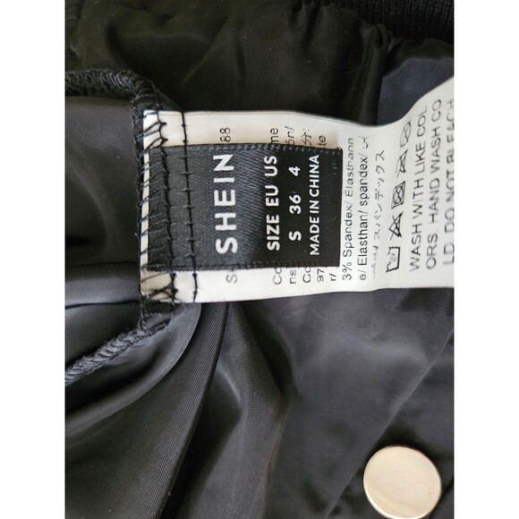 Shein Black Jacket, Size Small (4), Front Zipper - Picture 10 of 10